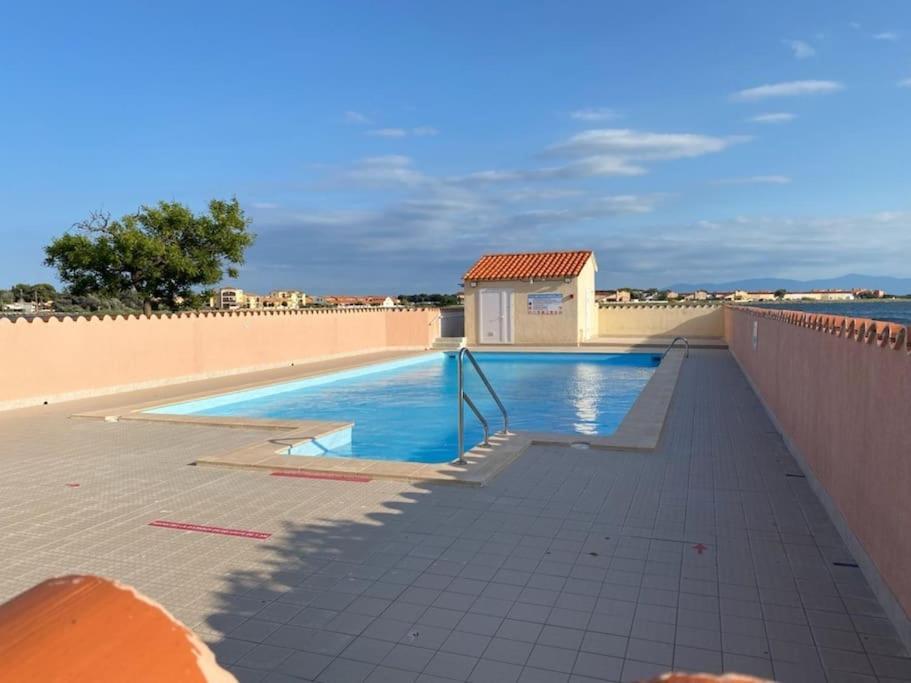 Superbe Studio Renove Avec Piscine Et Vue Marina Le Barcarès Extérieur photo